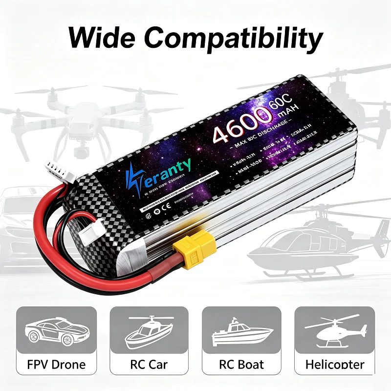 TERANTY V2.0 4S 14.8V 60C Bate - Drone Battery 4S ulasan dan harga