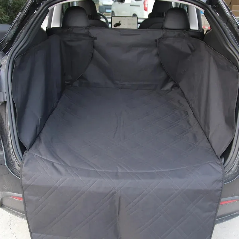 Trunk Pet Mat for Tesla Model Y 2023 Dog Seat Cover Fabric Oxford Waterproof Bedding Interior Protection Accessory