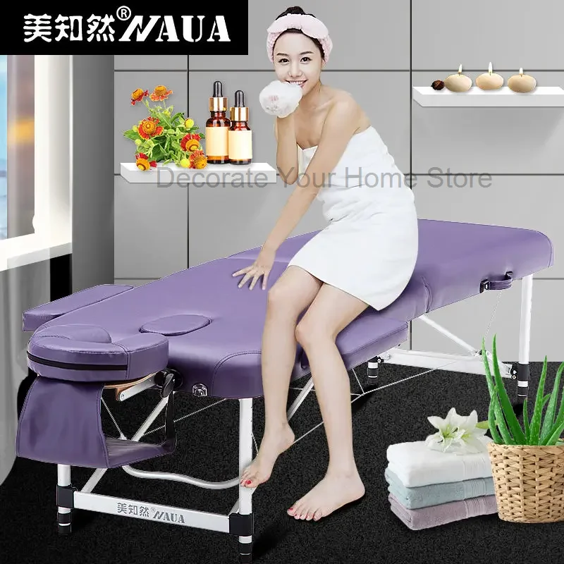 

Simple portable folding massage bed beauty bed massage physiotherapy acupuncture bed fire therapy home portable tattoo