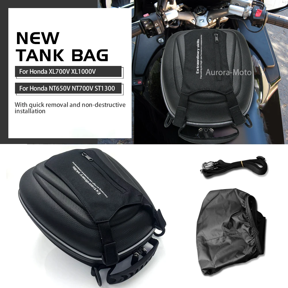 

Motorcycle Fuel Tank Bag Luggage For Honda XL700V XL1000V NT650V NT700V ST1300 Navigation Racing Bags Tanklock