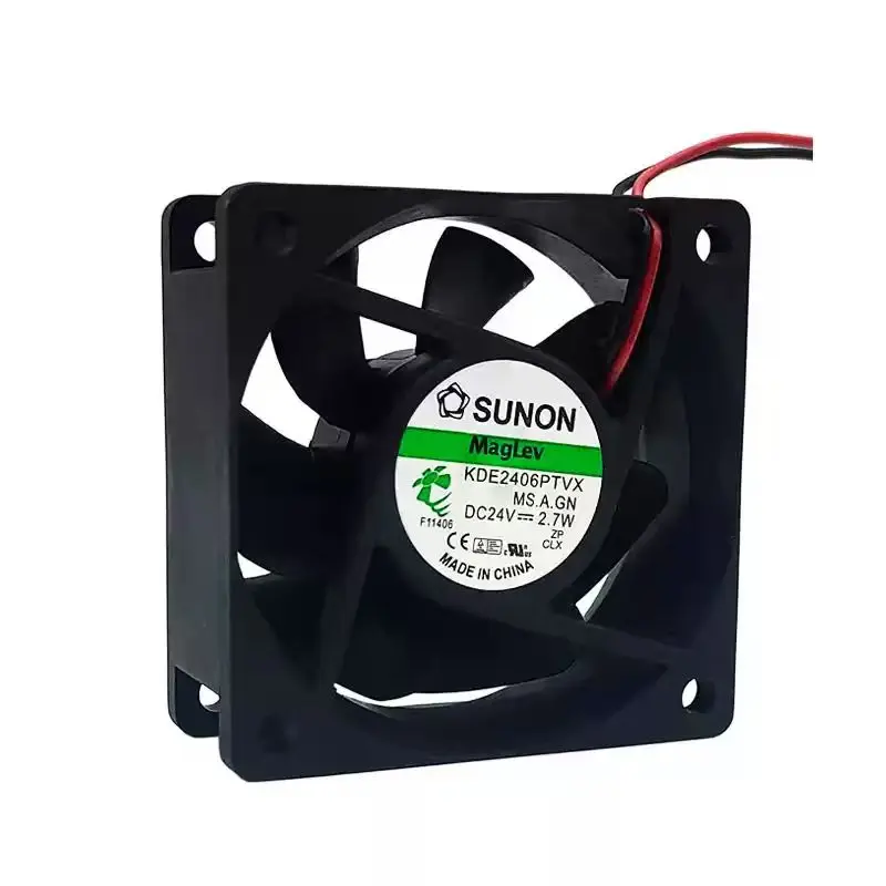 Original For SUNON KDE2406PTVX 24V 2.7W 6025 60mm MagLev Motor Dual Ball Bearing Industrial Inverter Cabinet Axial Cooling Fa