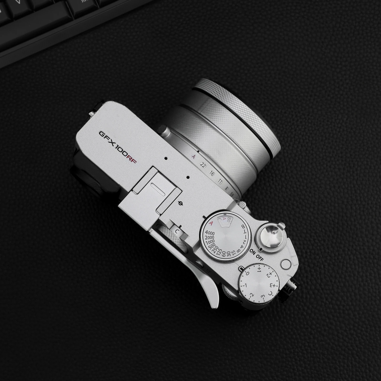 Haoge Metall-Daumen-Up-Griff für Fujifilm GFX100RF Kamera, digitales Zubehör, GFX 100RF, Blitzschuh, Daumen-Up-Rest, Unterstützung, Silber – Detail 5