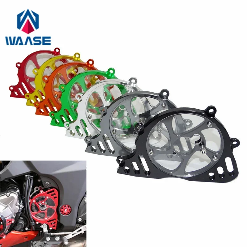 

Motorcycle CNC Aluminum Front Sprocket Chain Guard Cover Left Side Engine For Kawasaki Z1000 2010 2011 2012 2013