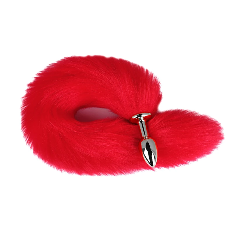 Anal Plug Metal Sexy Foxtail Anal Plug Role-play Sex Toy Male And Female Anal Plug Adult Game - view 5