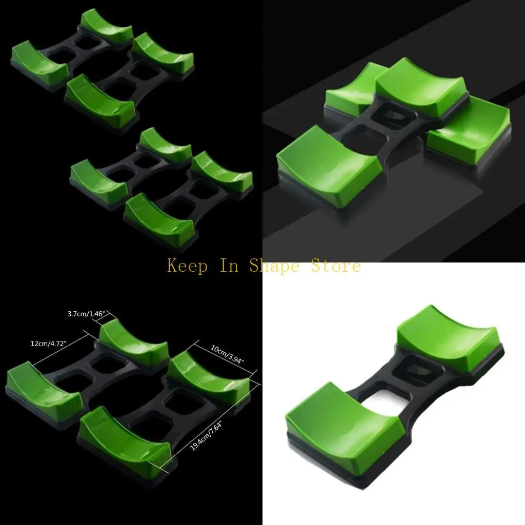 

U1JC 4pcs Гантели кронштейны коврик рамка Стенд Стоят Гантели стойки