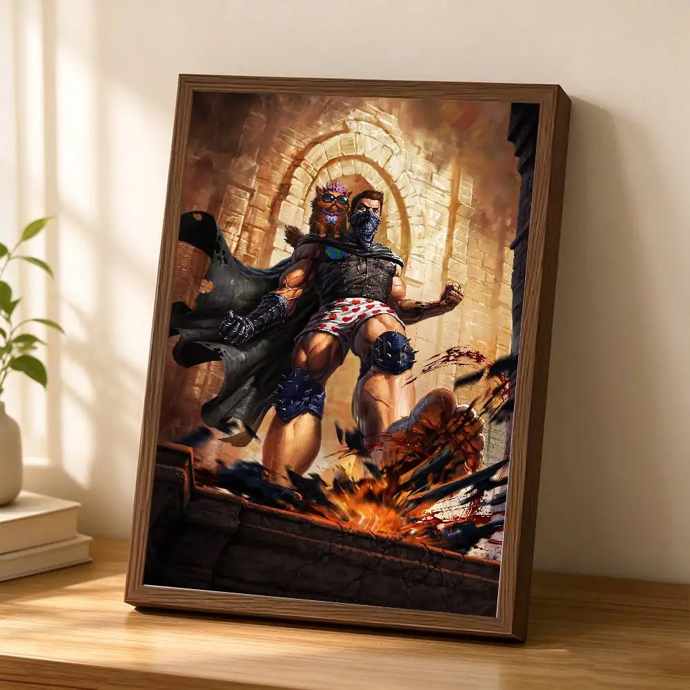 Wall Murals Home Custom Self-adhesive Decor Sticker Playbill Film For Dungeon Crawler Carl Poster Cover
