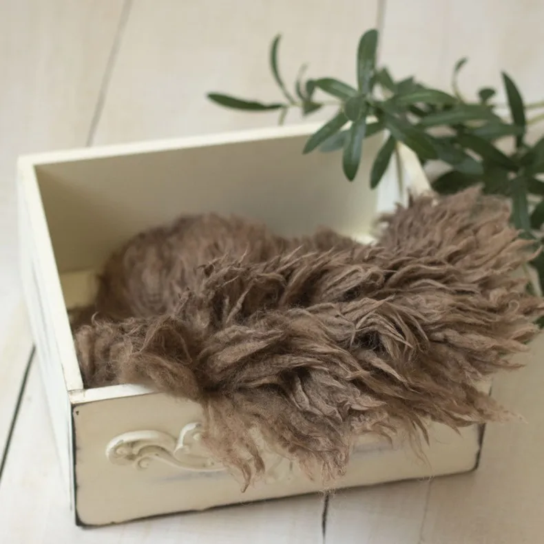 ❤️ الوليد التصوير الدعائم اكسسوارات بطانية صوف مستديرة استوديو الطفل صور الدعائم خلفية البطانيات الرضع تبادل لاطلاق النار وسادة #5