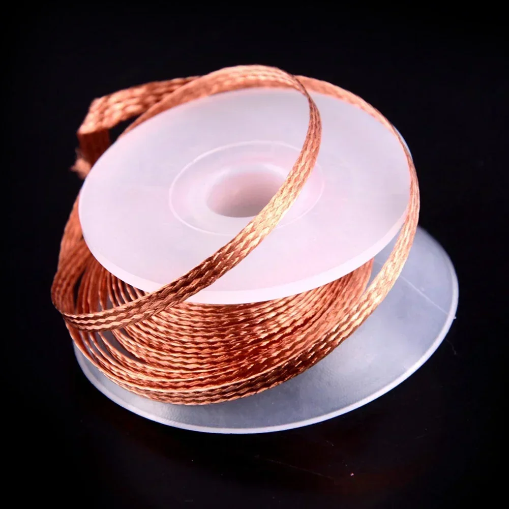 1.5M Desoldering Mesh Braid Tape Solder Remover Wire Soldering Tin For Soldering 1.0/1.5/2.0/2.5/3.0/3.5/4.0mm