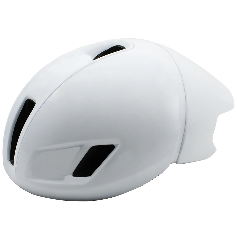 Image of Rennrad-Aerodynamik-Fahrradhelm mit abnehmbarer Rückenabdeckung, ultraleichter, belüfteter Sicherheitshelm für Rennen und Triathlon, für Männer und Frauen