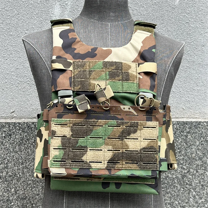 سترة تدريب تكتيكية خفيفة الوزن من Tom LV-119 Tiger Spot Jungle، سترة ذات استخدام مزدوج، متينة