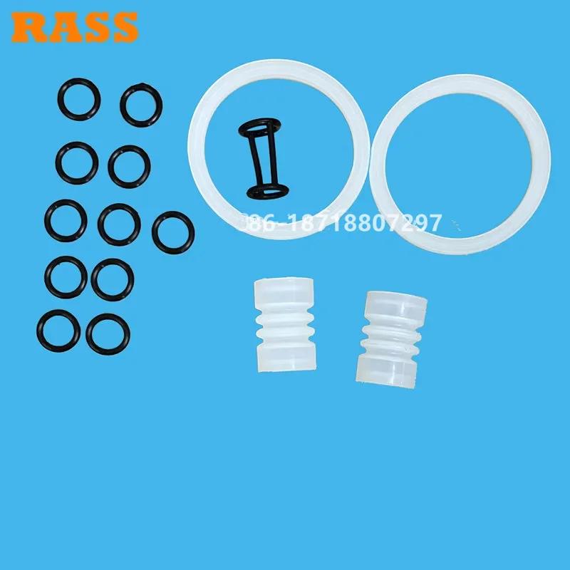 17PCS ilicone Sealing Ring Mixed Pack Ice Cream Maker Parts H Shaped O-rings For  MIXUEBINGCHENG Soft Serve Machines Replacement