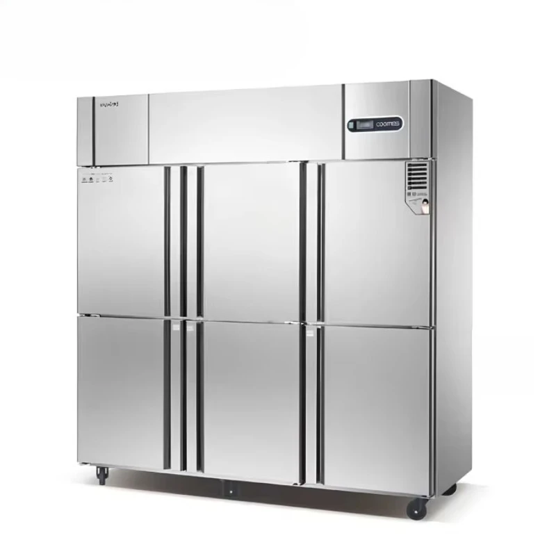 Airo Swenza Commercial Upright 6 Door Freezer Refrigerator Combo for Hotel Kitchen Use