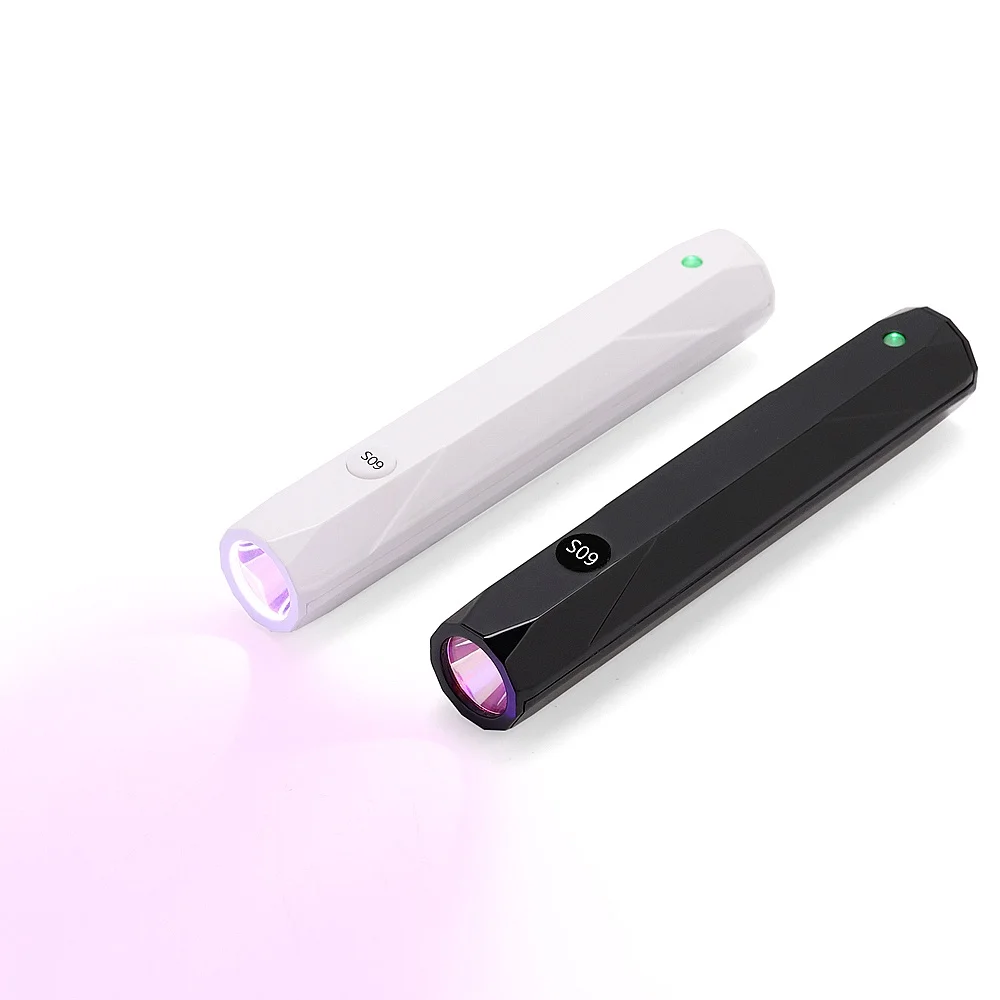 New Listing 2-in-1 Handheld Mini Flash Cure Light Cordless UV LED Gel Nail Lamp for Focused Beam Dry Nails view 5