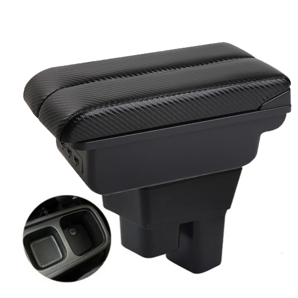Image of Auto Armlehne Box Honda Fit Jazz GE Mittelkonsole Aufbewahrungskoffer Fahrer Ellenbogenstütze Rest Arm