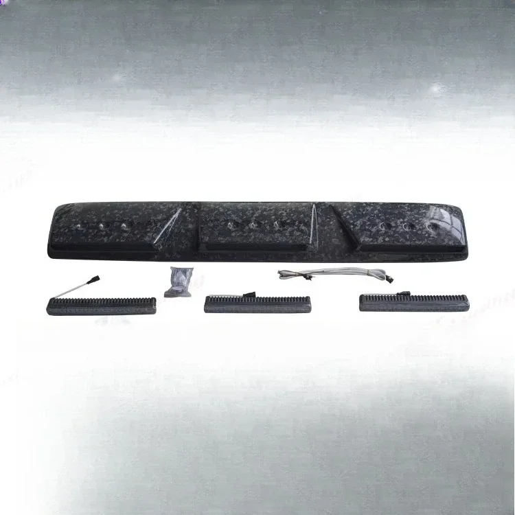 BK Tuning G-Wagon W464 Car Light Parts 3 Eyes Front Top Light Dry Carbon Roof Lamp forG Class W464 Roof Light