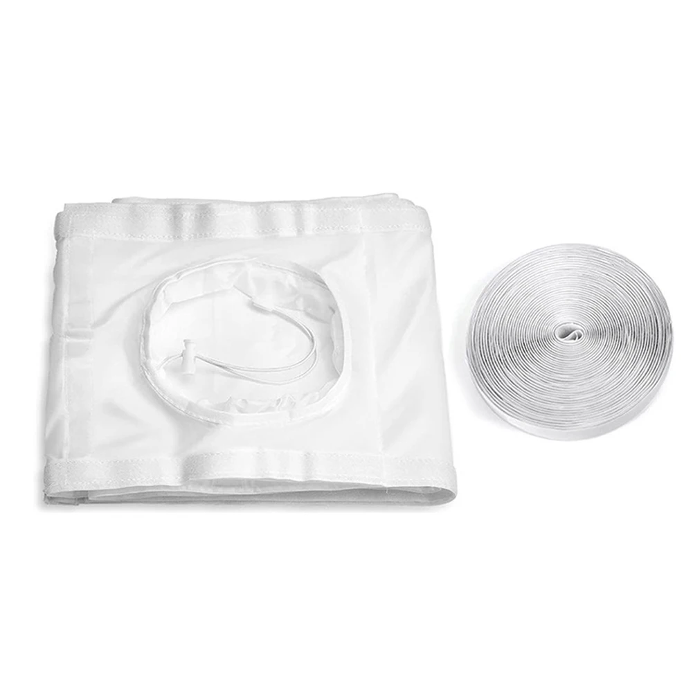 

Комплект оконных уплотнений для портативных кондиционеров. Инновационная конструкция молнии для различных выхлопных труб. Удобная и быстрая установка.