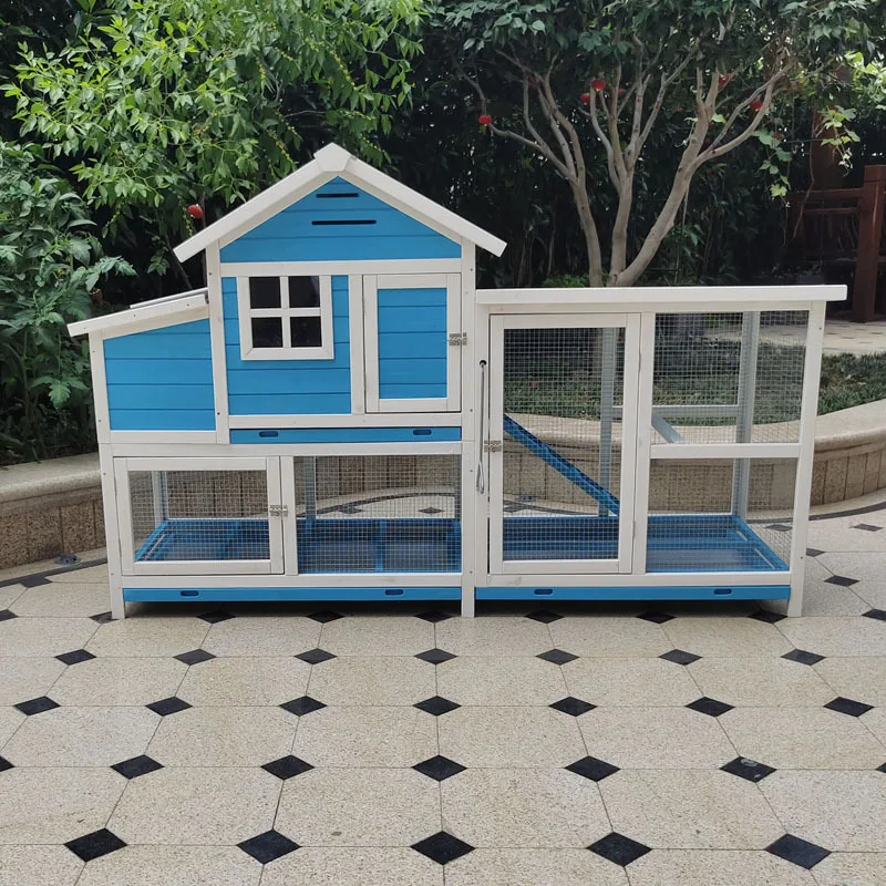 

King size chicken coop rabbit coop household chicken coop wooden rabbit villa chicken rubbit cage pigeon