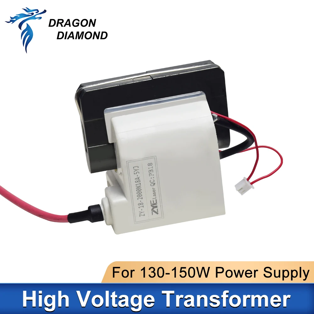 80W 100W 150W Co2 Laser Power Supply High Voltage Flyback Transformer Laser Engraver For 130W 150W Co2 Laser Power Supply