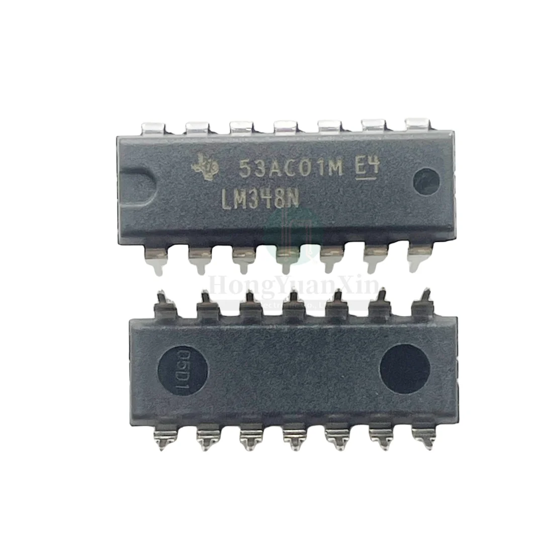 10PCS/ In-line new imported original LM348N LM348 DIP-14 four operational amplifier