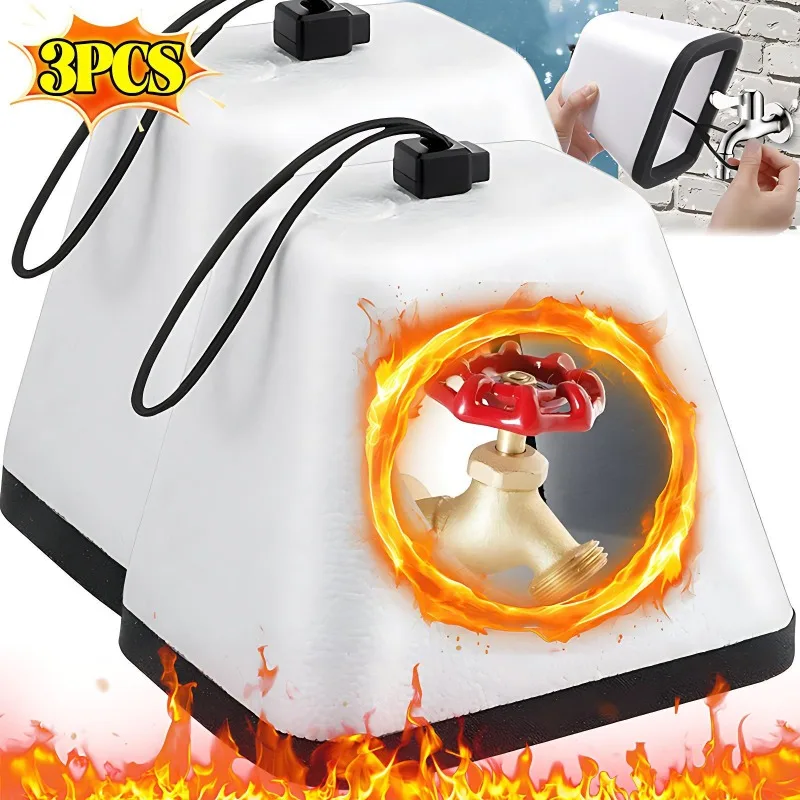 

Outdoors Faucet Cover Winter Anti Freeze Protection Easy Install No Tools Reusable Foam Insulation Outdoors Spigot Frost Cover