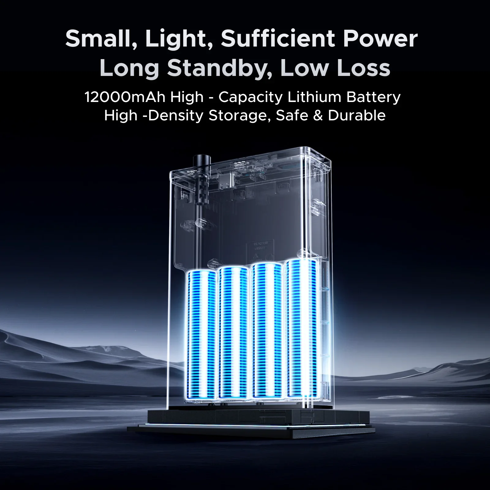 TLF UGREEN NAS UPS 120W DC Baterai Cadangan Pelindung Lonjakan Arus 12000mAh Catu Daya Baterai Tanpa Interupsi Kompatibel untuk DXP4800 P