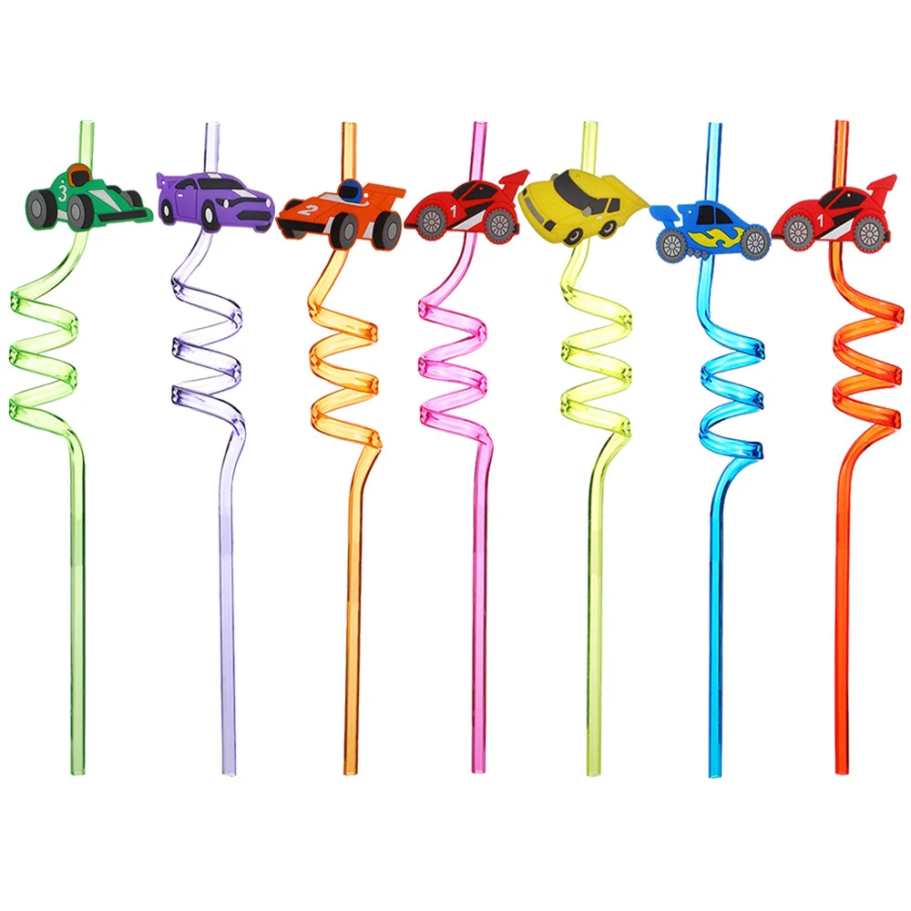 1 conjunto de fogo respiração corrida tema festa balão pista de corrida bolo inserir cartão puxar bandeiras menino festa aniversário decoração