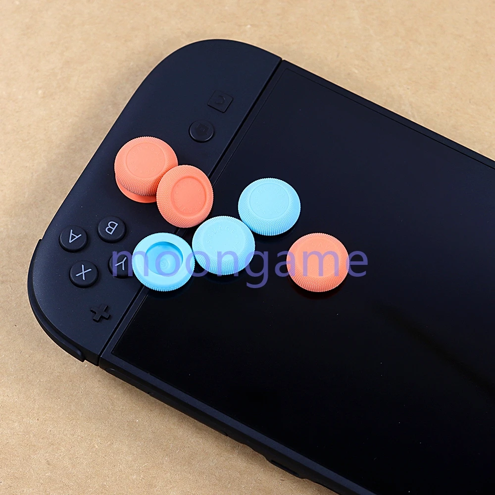 

10 комплектов сменных ручек для большого пальца Skull & Co. JoyCon, колпачок для джойстика, чехол для джойстика для Nintendo Switch 2 NS2