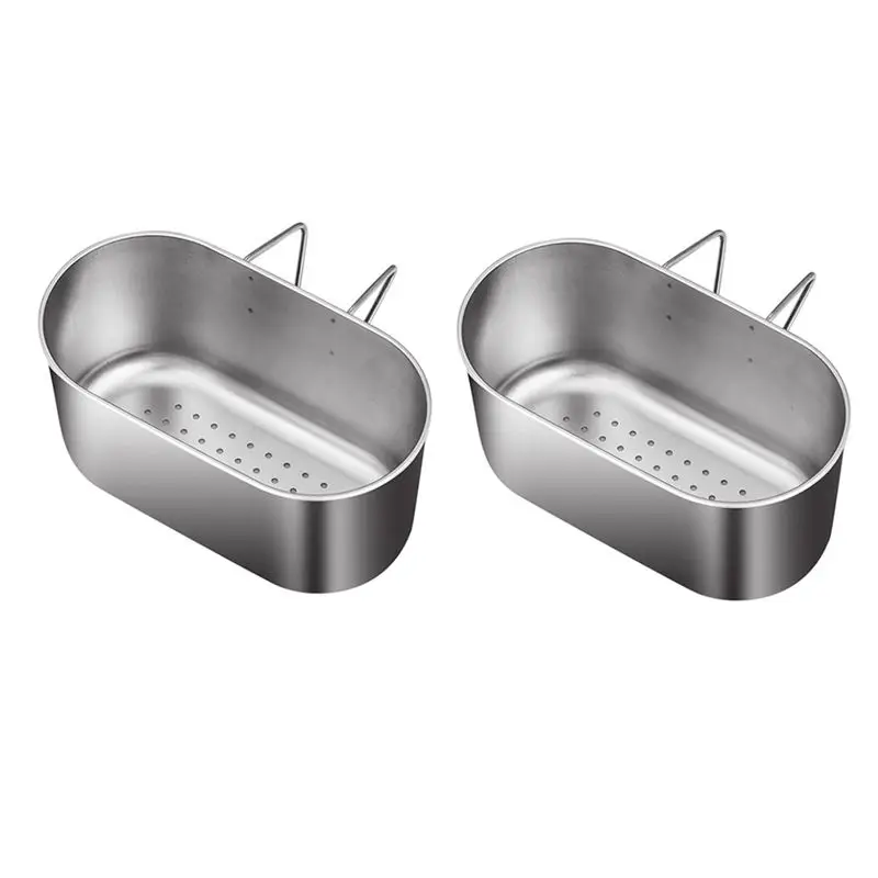 

ABLK 2Pcs Kitchen Sink Drain Basket, Dishwashing Sink, Hanging Garbage Water Filter Rack, Filter Rack