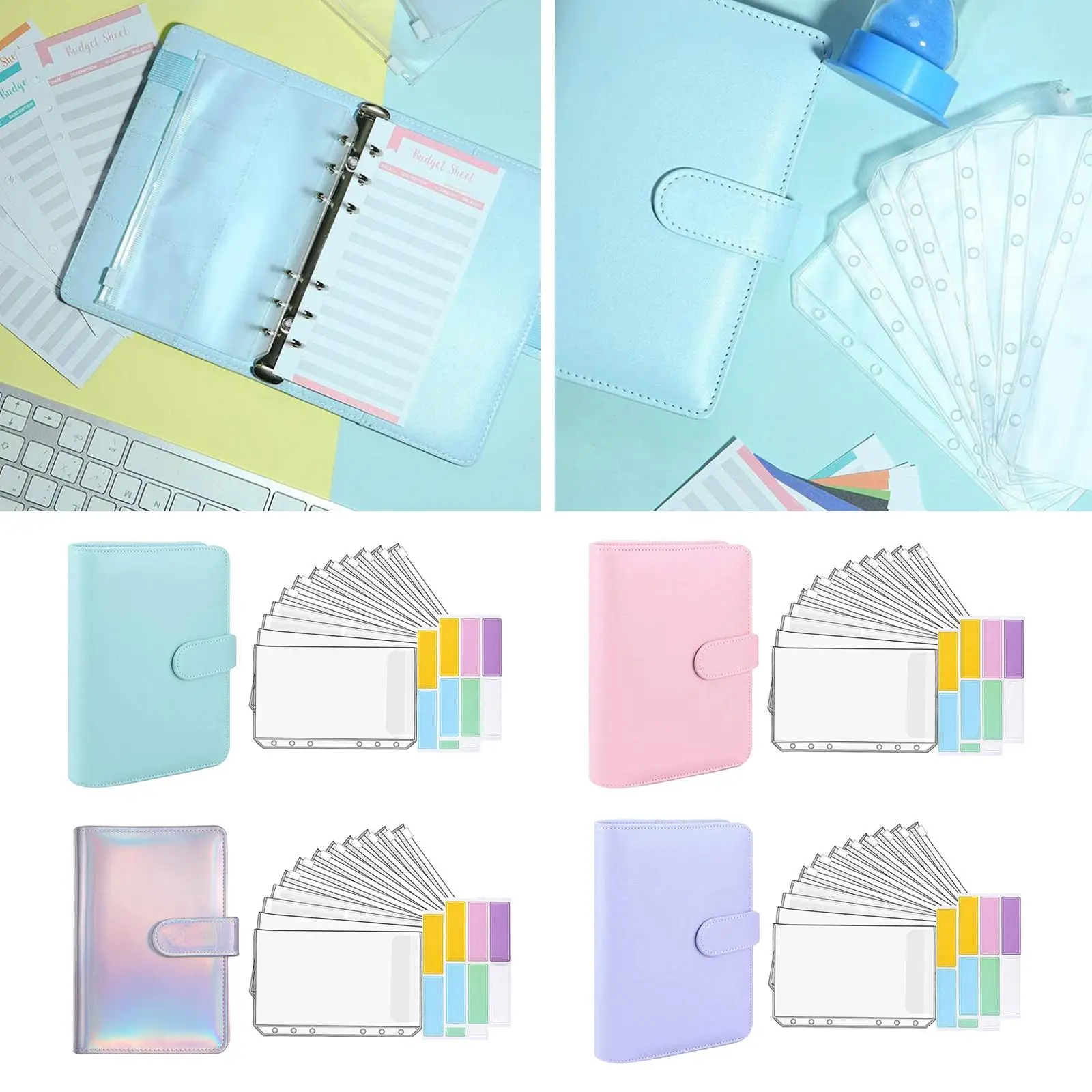 Binder Envelopes Loose Sheet A6 Budget Envelope for Home Office