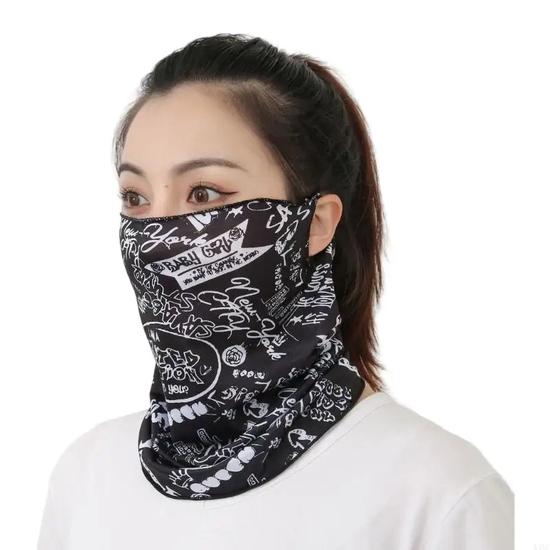 หน้ากาก X4YC SUNPROOF FACE SHIELD ที่มีสไตล์สำหรับสภาพอากาศร้อนสำหรับการเดินป่ากลางแจ้งคอ