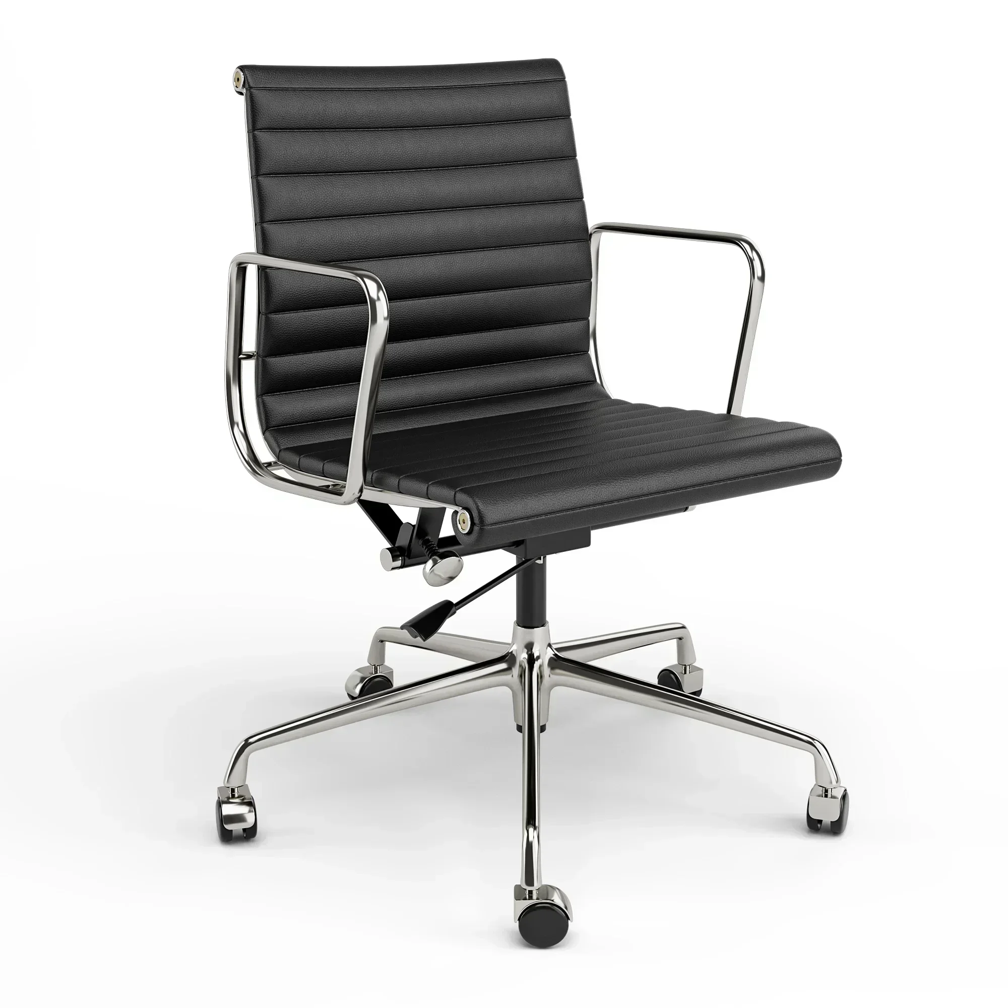 TAO Genuine Leather Chairs Manager Office Chair Black Computer Gaming Chair Desk Chair Adjustable Swivel Office Chairs