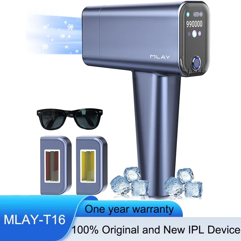 ماكينة إزالة الشعر بالليزر من الملايو T16، ماكينة إزالة الشعر الدائمة IPL، ماكينة إزالة الشعر بالليزر غير المؤلمة، ماكينة إزالة الشعر للرجال والنساء