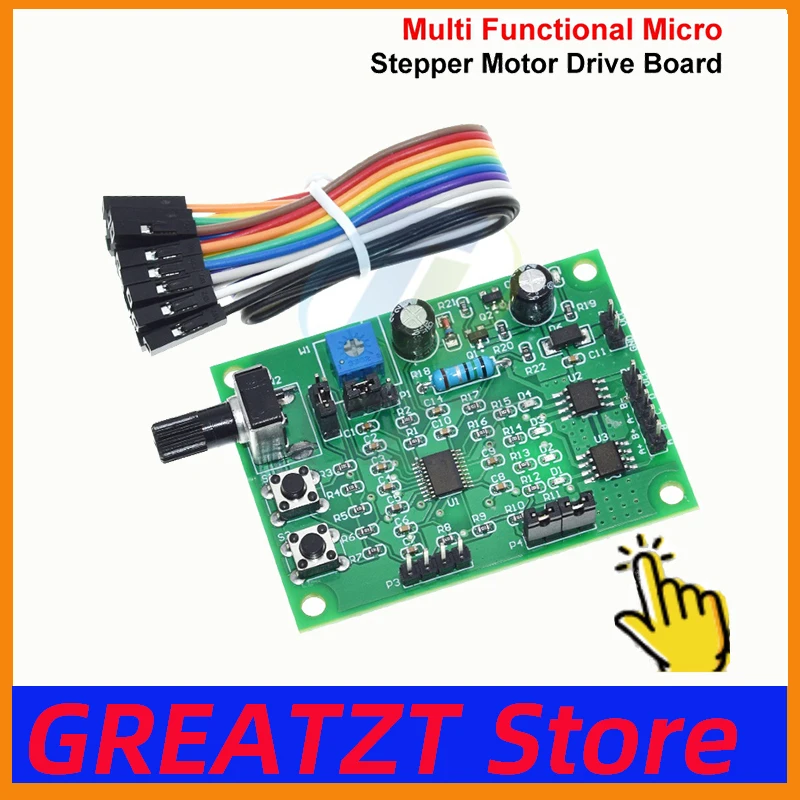 DC 5V-12V 6V Stepper Motor Driver Mini 2-phase 4-wire 4-phase 5-wire Multifunction Step Motor Speed Controller Module Board