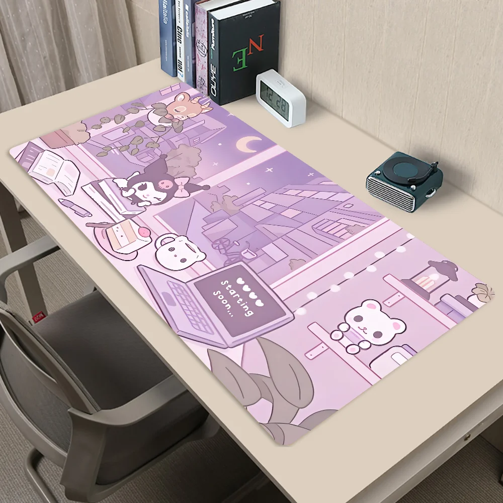 S-Sanrio K-kuromi cute Mousepad Mousepad New Arrivals Large Gaming Mousepad L XL XXL Gamer Mouse Pad Size For Keyboards Mat