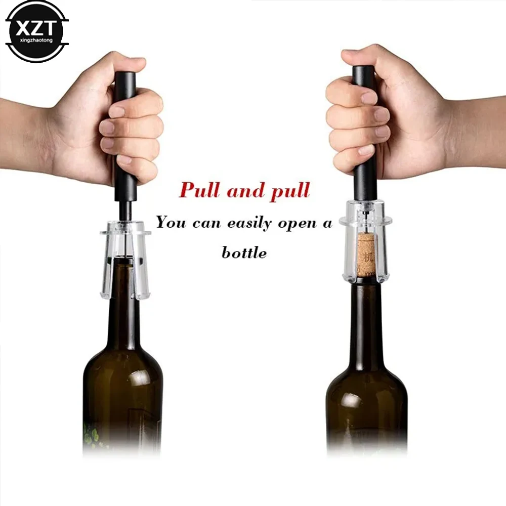 Pneumatic Pump Red Wine Bottle Opener Needle Press Bottle Opener Home Kitchen Accessories