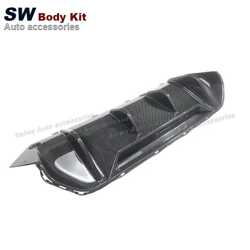 Carbon Fiber MP Style Rear Diffuser for BMW F90 M5 Rear Bumper Lip Replacement Mounted Splitter Spoiler Trim