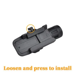 Linterna táctica WML GEN2 APL de nylon – Montaje para pistola Picatinny