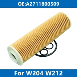 1/6/10PCS Car Oil Filter A2711800509 For Benz W204 W212 R172 C180 CGI K C200 C250 E200 E250 Coupe SLK200/250 M271 Engine 2007-