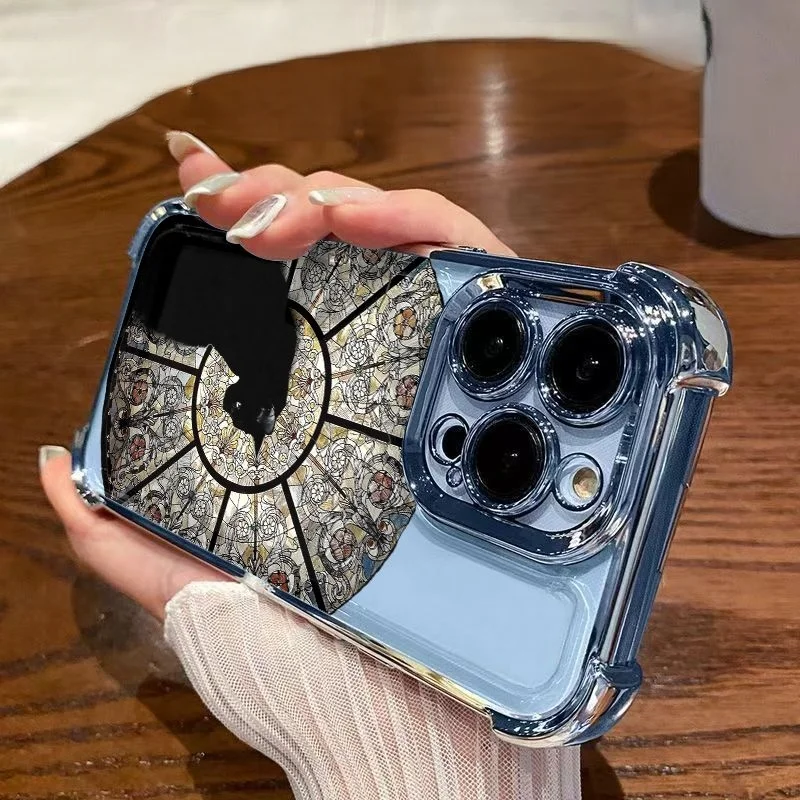 حافظة ناعمة لهاتف آيفون 17 برو ماكس 16 بلس 15 14 13 12 11 غطاء زاوية وسادة هوائية حماية كاملة للكاميرا للرجال والنساء ويندوز هريرة #2