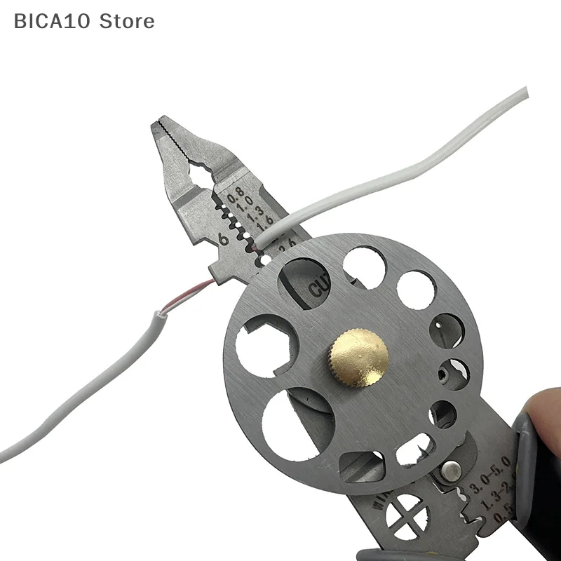 Multifunctional 10 In 1 Wire Cutting Pliers Manual Electrical Wire Stripping Pliers Cable Crimping Pliers Wire Pulling Scissors