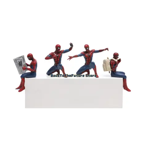 Hasbro Marvel Spider-Man Superhjälte Spiderman 7-9cm Actionfigur Spider-Man Anime Samling Mini Leksaker Modell Barn Present 10 best sales figurmodell - №2
