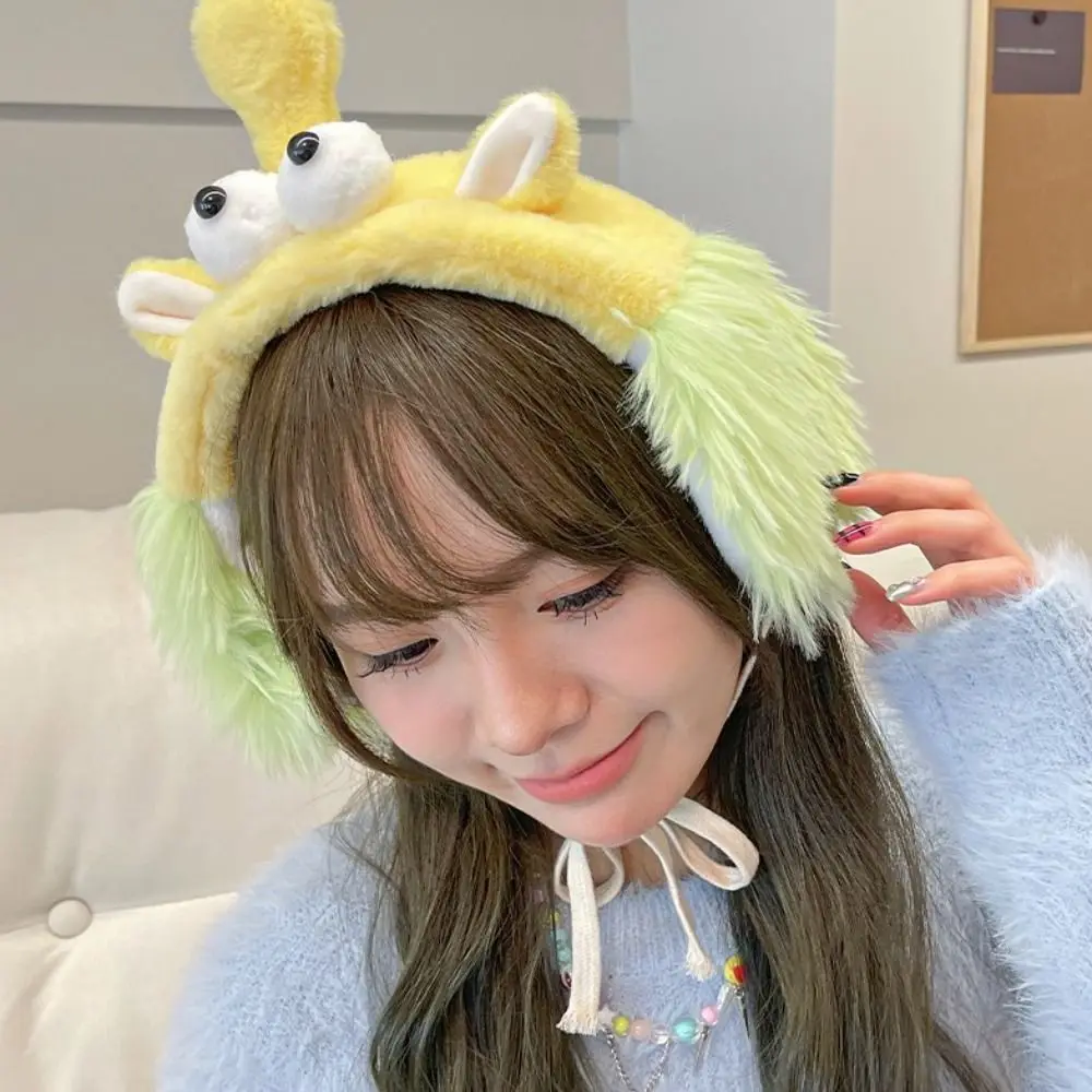 Cute Korean Y2k Plush Earmuffs Tie Straps Windproof Girls Fluffy Earflap Soft Warm Outdoor Winter Ear Cover Female