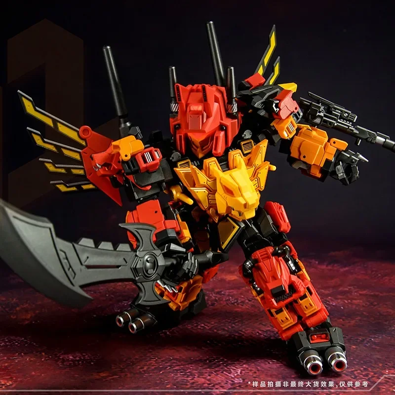 MINI-FEROCY Laser Cat JGM-SKP01 Transformação Brinquedo Predaking Combinação Modelo Forma de Besta Transformação Forma de Robô