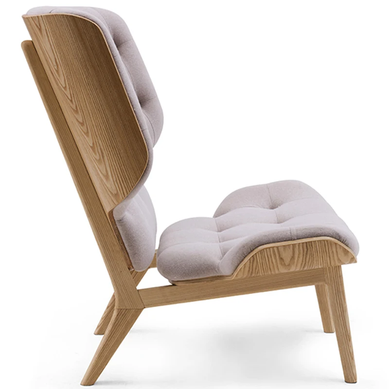 

YY Nordic Minimalist Danish Leisure Recliner Club Cafe Hotel Solid Wood Chair Chair