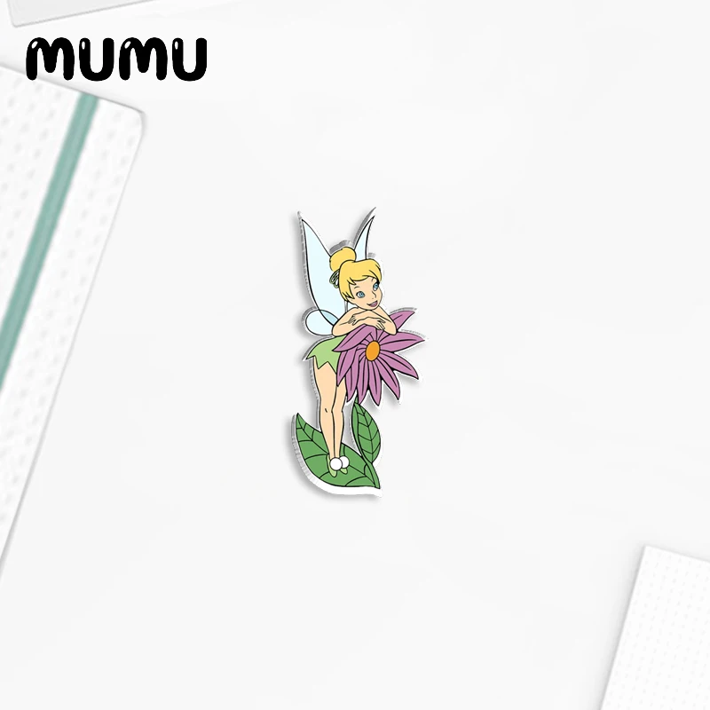 2024 New Peter Pan and Wendy Lapel Pin Tinkerbell Acrylic Brooches Handmade Epoxy Jewelry Shirt Bag Badge