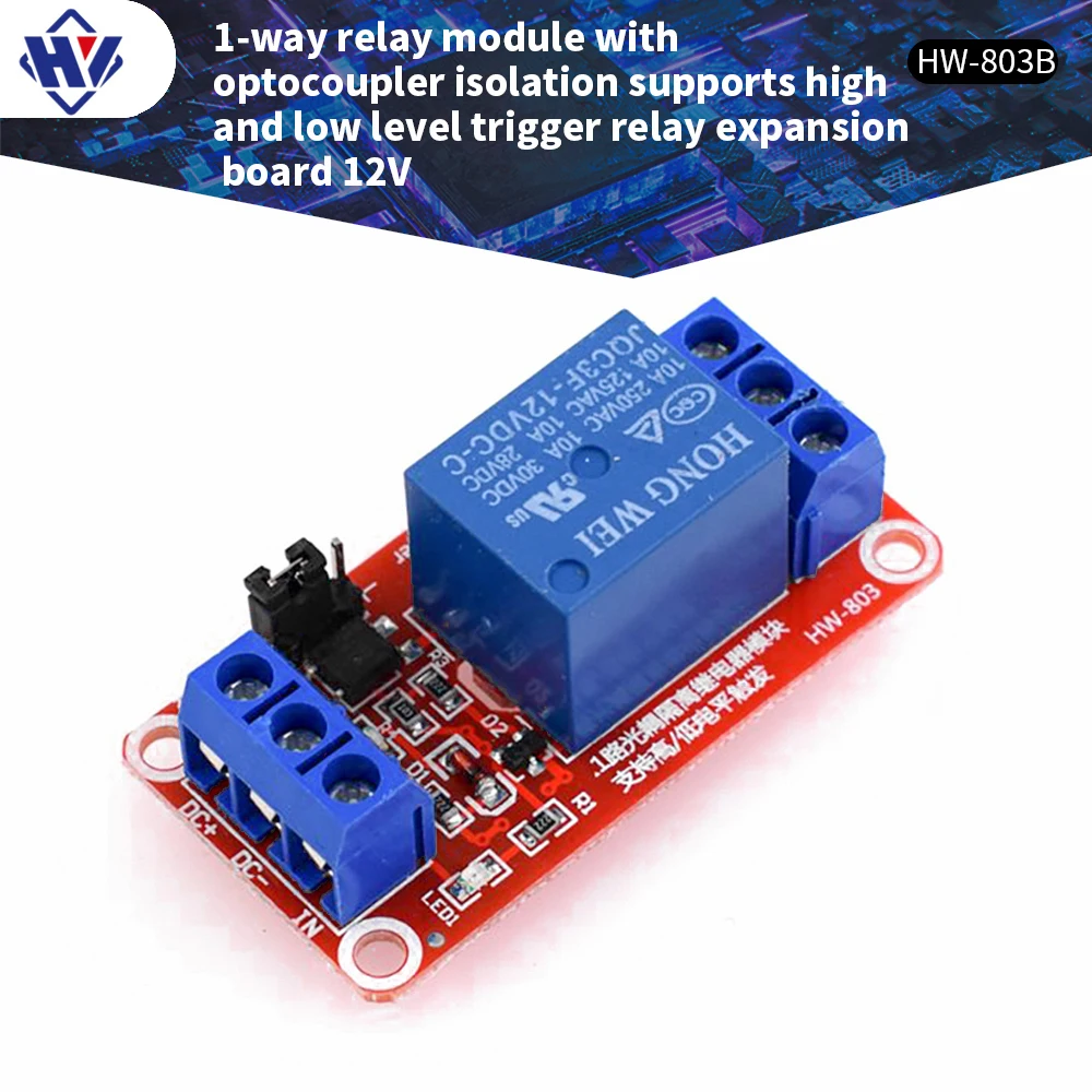 1 relay module with optocoupler isolation support high and low level triggering expansion board 5V