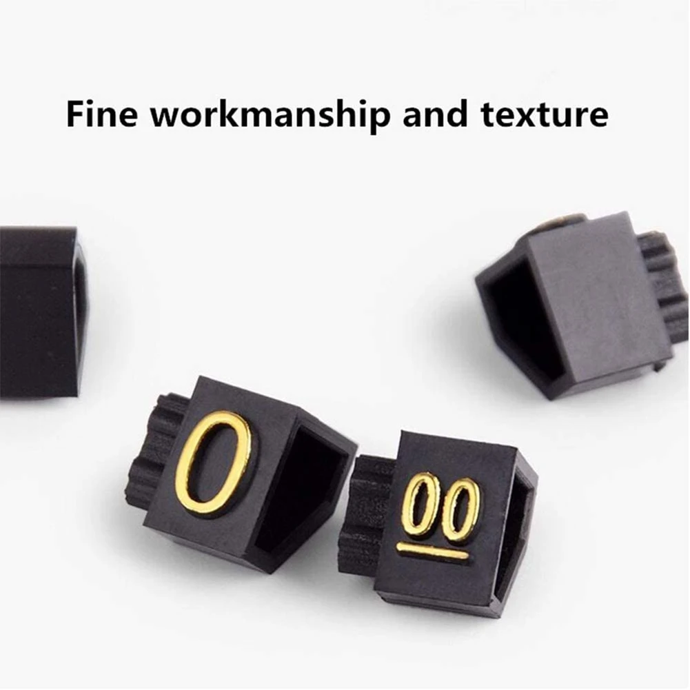 

Practical-20 Sets Price Display Square Adjustable Price Tag For Price Display Counter Stand Number Letter Dollar Price Block Kit