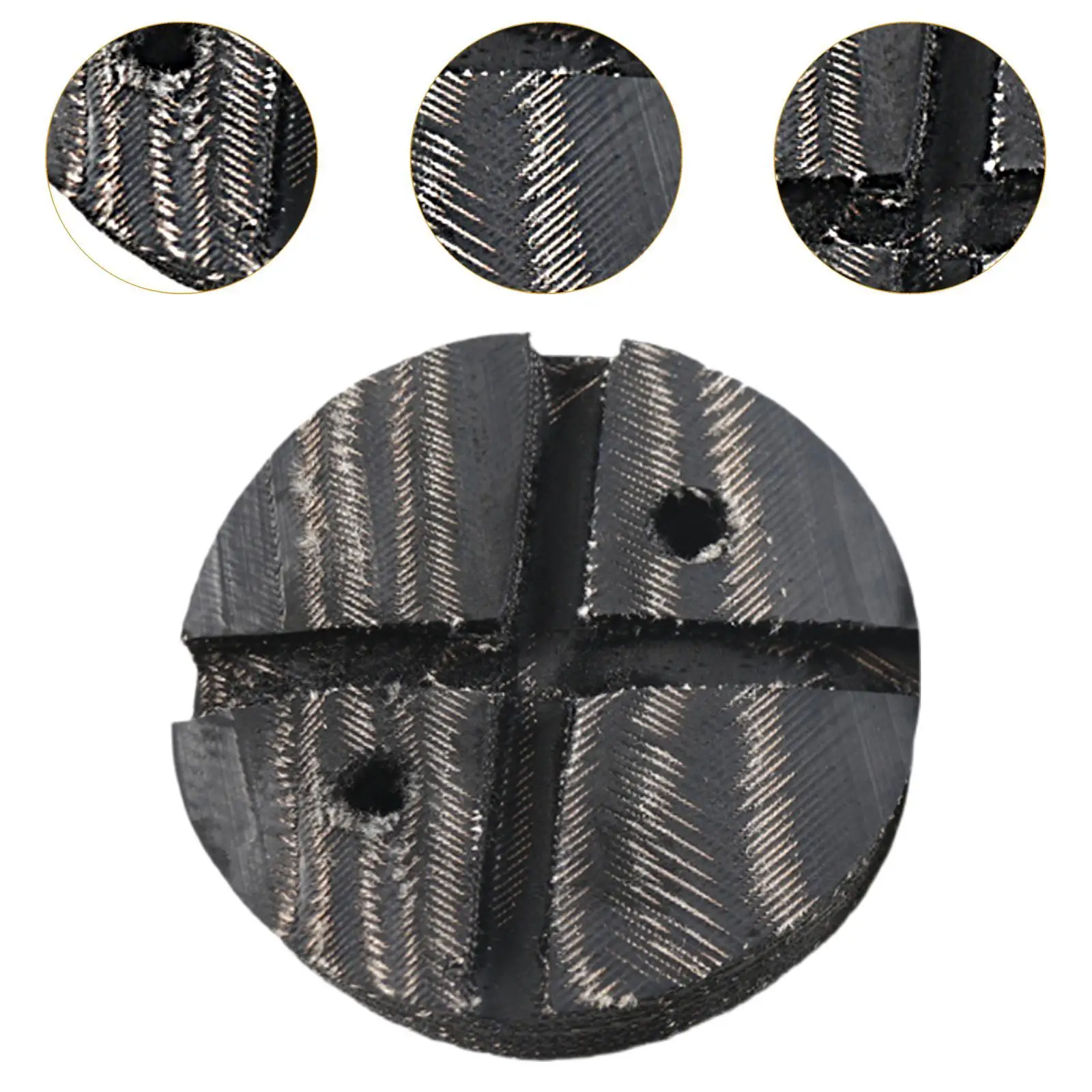 قطعتان من وسادات الذراع المطاطية، سهلة التركيب، سهلة الحمل، وسادة إطار ثابتة، وسادات رفع السيارة لرافعة شاحنة السيارة #5