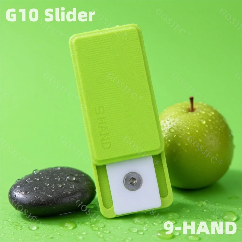 

9-hand G10 Green Fidget Slider DINGDING Push Slider Office Desk Toys Stress Relief Toy Adults