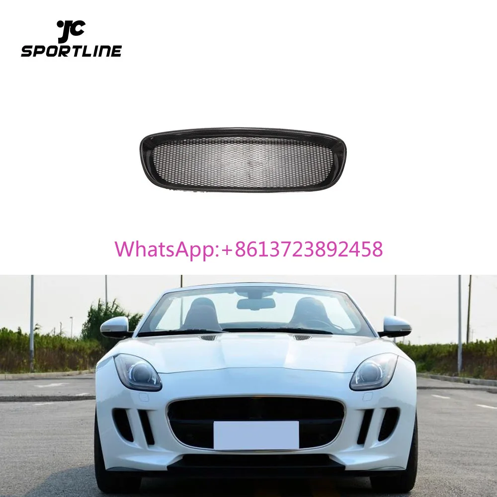 

JC Sportline Carbon Fiber Front Grill Cover for Jaguar F-type Coupe 2013-2016